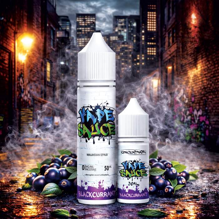 Vape Sauce Blackcurrant — E-liquide cassis Malaysian Style 50ml
