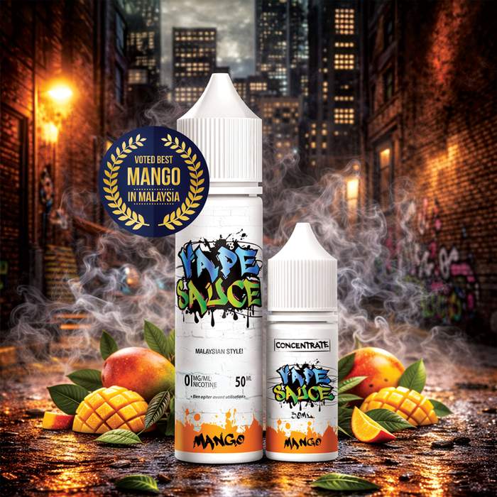 Vape Sauce Mango — E-liquide mangue Malaysian Style 50ml