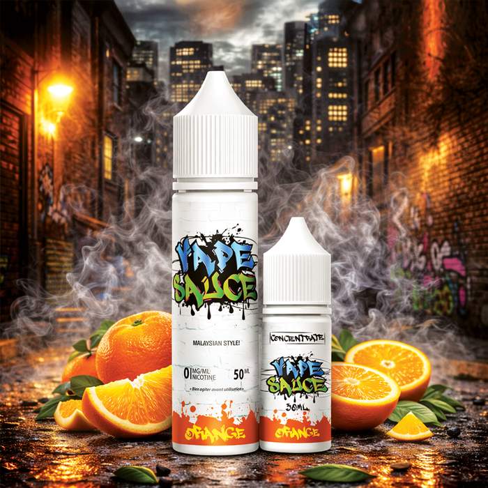 Vape Sauce Orange — E-liquide orange Malaysian Style 50ml